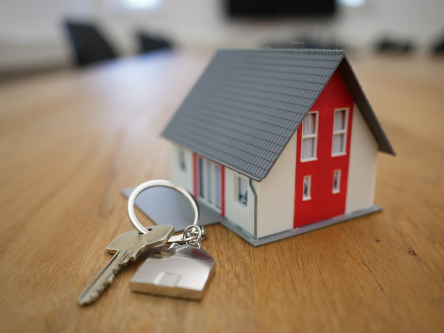 Modelwoning met sleutels - financiering van vastgoed